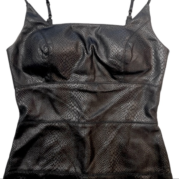 NWOT bebe Vegan Leather Midi Dress - Picture 7 of 16